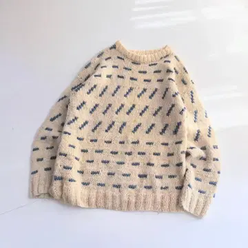 에콰도르제 레인 드롭 핸드 니트 P