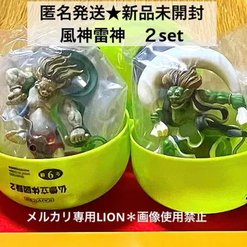 카이요도 불상 입체도감 풍신뇌신 레어 풀 채색 2세트