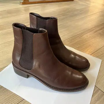브라운 첼시 부츠 23.5cm