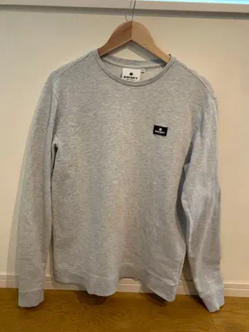 SAYSKY 세이스카이 라이트 그레이 맨투맨 M 사이즈