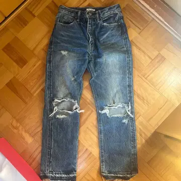 Sly 데미지 블루 데님