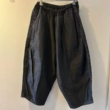 오디너리 핏츠 볼 팬츠 데님 블랙