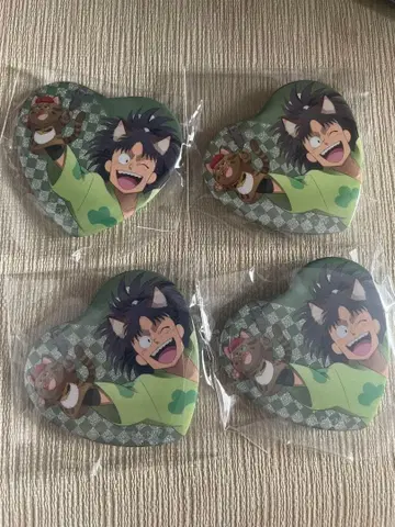 닌타마 란타로 난자타운 하트 캔뱃지 나나마츠 코헤이타 4개 세트