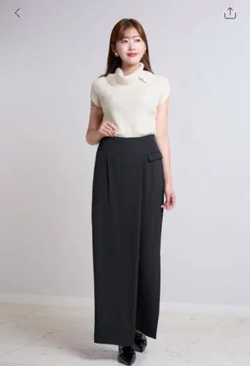 Front Overlap Pants herlipto