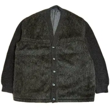 50s 60s 모헤어 가디건 50 브라운 Himalaya Loden