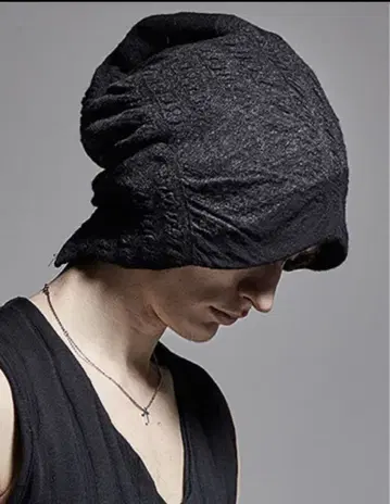 kiryuyrik 니트 모자 블랙 그레이