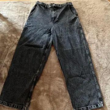 TIMELY WARNING 다크 그레이 데님 팬츠 M