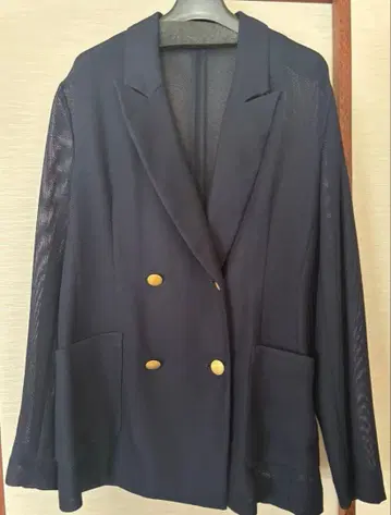 [ 스태프 miki 감수 ] 메쉬 메탈 버튼 라이트 자켓