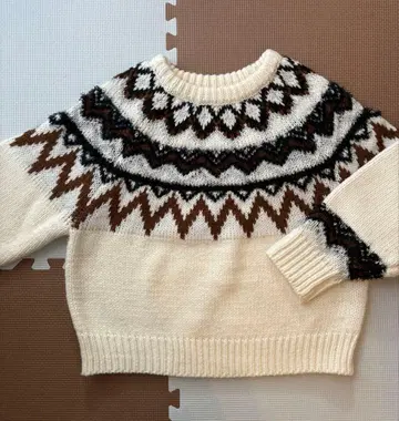 렙심 노르딕 무늬 니트