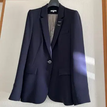 네이비 테일러드 자켓