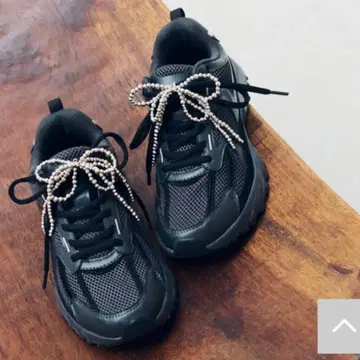 [ emmi ] 미사용 새상품 실버 비즈 신발 액세서리