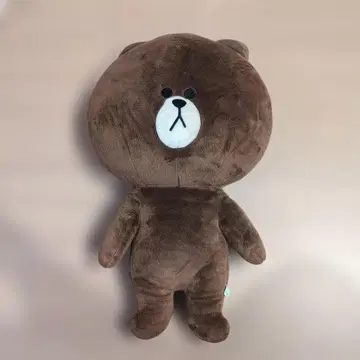 LINE FRIENDS 브라운 곰 봉제 인형