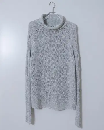 JOSEPH TRICOT turtle neck cotton knit