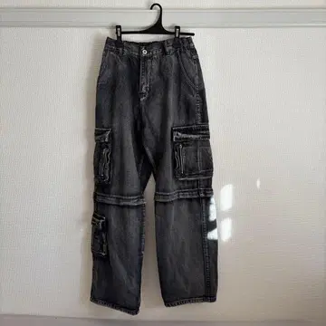 볼칸& 아프로디테 그레이 카고 팬츠