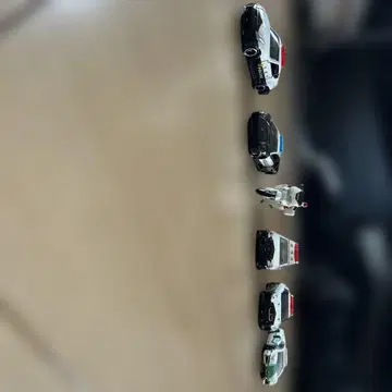 경찰차 미니카 세트