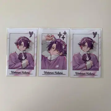 VOLTACTION 와타라이 히바리 파자마 파티 폴라로이드풍 카드