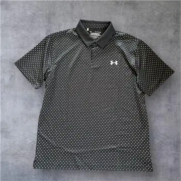 언더아머 도트 무늬 피케 셔츠 XL