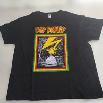Bad Brains 그래픽 T셔츠 XL 블랙