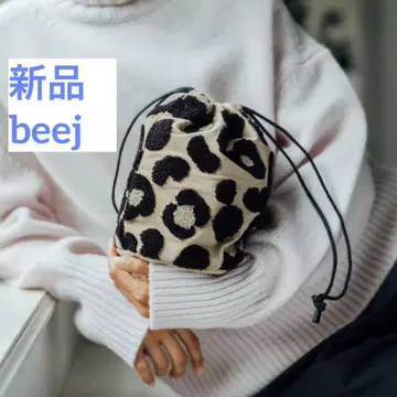 [ 새상품 ] beej 비이지 벨로아 드로우 스트링 백