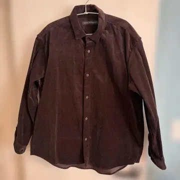 나노 유니버스 코듀로이 셔츠 다크 브라운