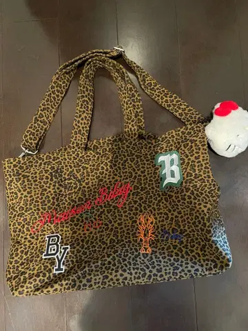컨디션 최상 Bobby leopard 토트백 표범 무늬