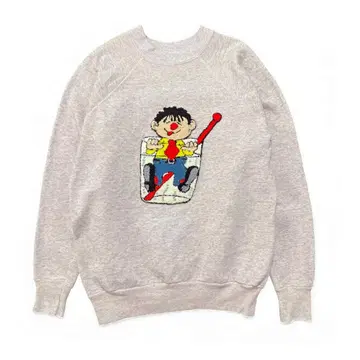 구제 의류 USA제 90S 빈티지 맨투맨 트레이닝복 파일 와펜