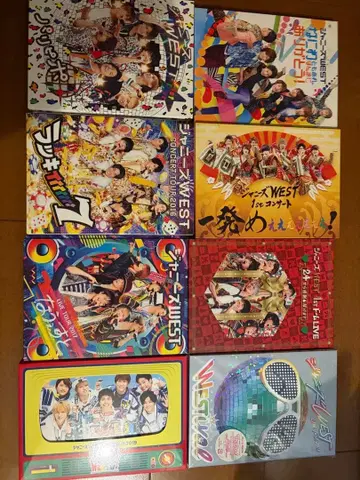 쟈니즈 WEST DVD 세트 8장