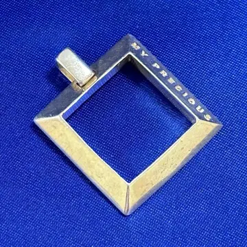 [ 익명 배송 ] 스퀘어 실버 펜던트 탑 925 각인