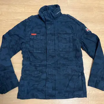 SUPERDRY 다크 카모플라쥬 밀리터리 자켓 극도 건조