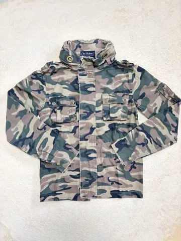 카모 패턴 밀리터리 자켓 M 페이스 더 뮤직