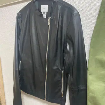 블랙 가죽 자켓