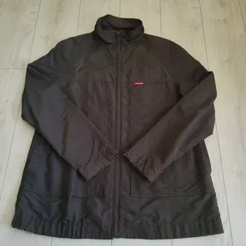 레트로 어스 뮤직 앤 이콜로지 블루종 스탠드 카라 자켓