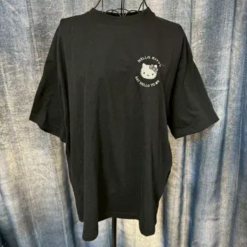 산리오 헬로키티 반팔 티셔츠 y2k 키티 오버 사이즈