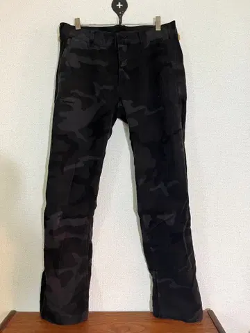 빔즈 골프 웜 팬츠 카모 패턴 블랙 M