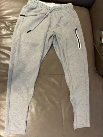 LYFT 그레이 조거 팬츠 지퍼 포켓 부착