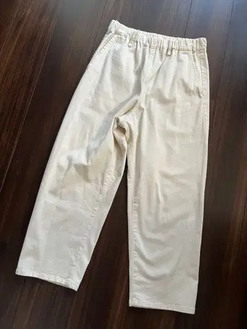 Plantation 2025 aw 아이보리 이지 팬츠 S