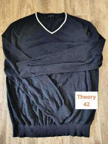 띠어리 theory 남성용 니트 스웨터 다크 네이비 42