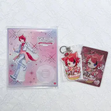 리이누 군 9주년 굿즈 아크릴 스탠드 아크릴 키링 콜렉션 카드