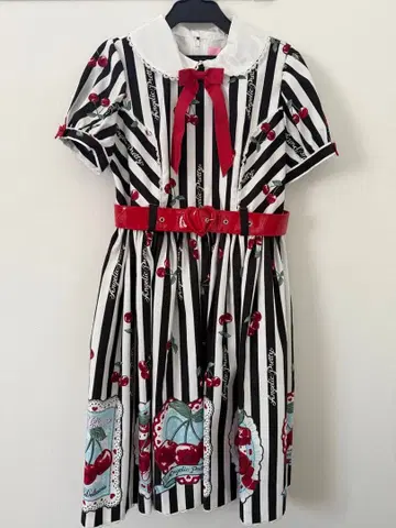 Angelic Pretty 체리 스탬프 원피스