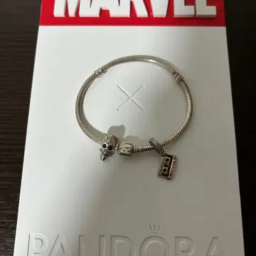 PANDORA MARVEL 팔찌 그루트 카세트 테이프