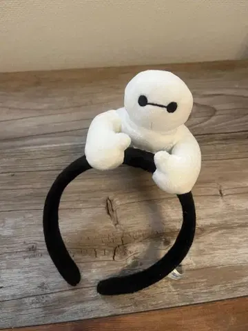 베이맥스 봉제 인형 머리띠