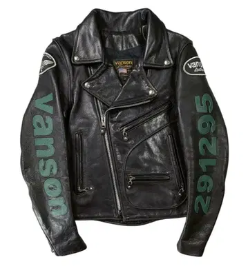 반손 소가죽 카우하이드 더블 라이더 자켓 블랙 M