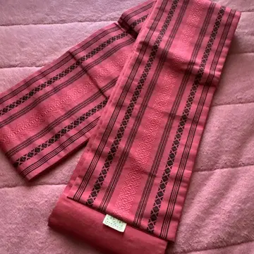 치쿠젠 하카타 오비 순수 실크 미사용품