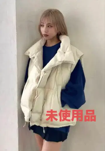 미사용 EMODA 오버 사이즈 다운 베스트