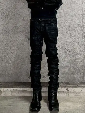 Coating Black Skinny Denim