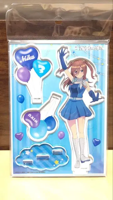 5등분의 신부 학원 아이돌 나카노 미쿠 아크릴 스탠드