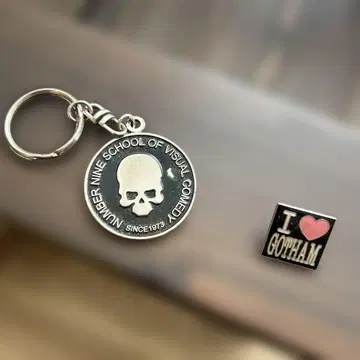 넘버나인 초기 스컬 키링 number (n)ine 초기