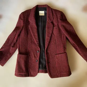 VIVAYOU 깅엄 체크 자켓