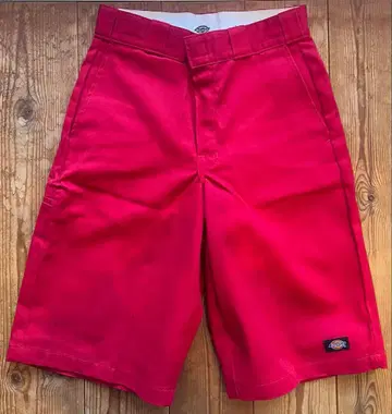 Dickies 남성용 숏팬츠 빨간색 42283