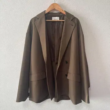 soerte 오버 사이즈 더블 브레스트 자켓